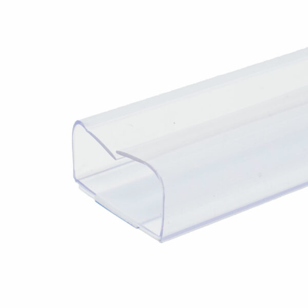 A close up of the side of a plastic tube
